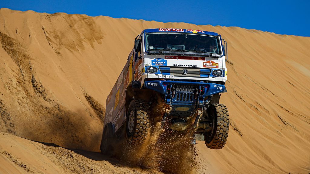 Camión en una de las etapas del Rally Dakar