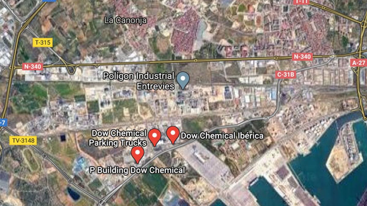 Activan la alerta por una fuga en una empresa química de Tarragona