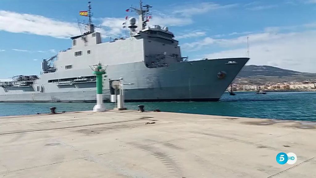 El "Galicia" llega a Melilla