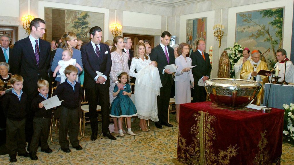 El bautizo de Leonor en la ermita de Zarzuela