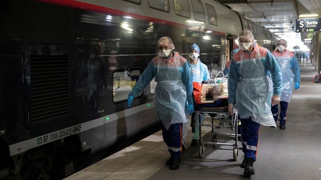 Tren medicalizado del operador público francés SNCF