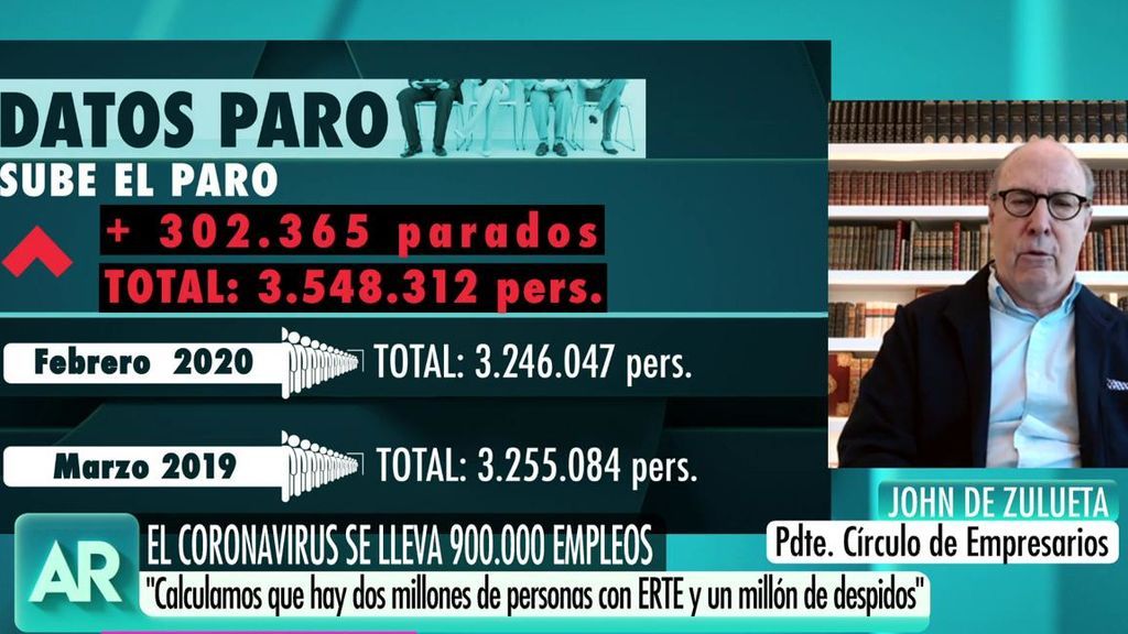 John de Zulueta: "Estamos pidiendo coronabonos porque aquí la deuda es elevadísima"