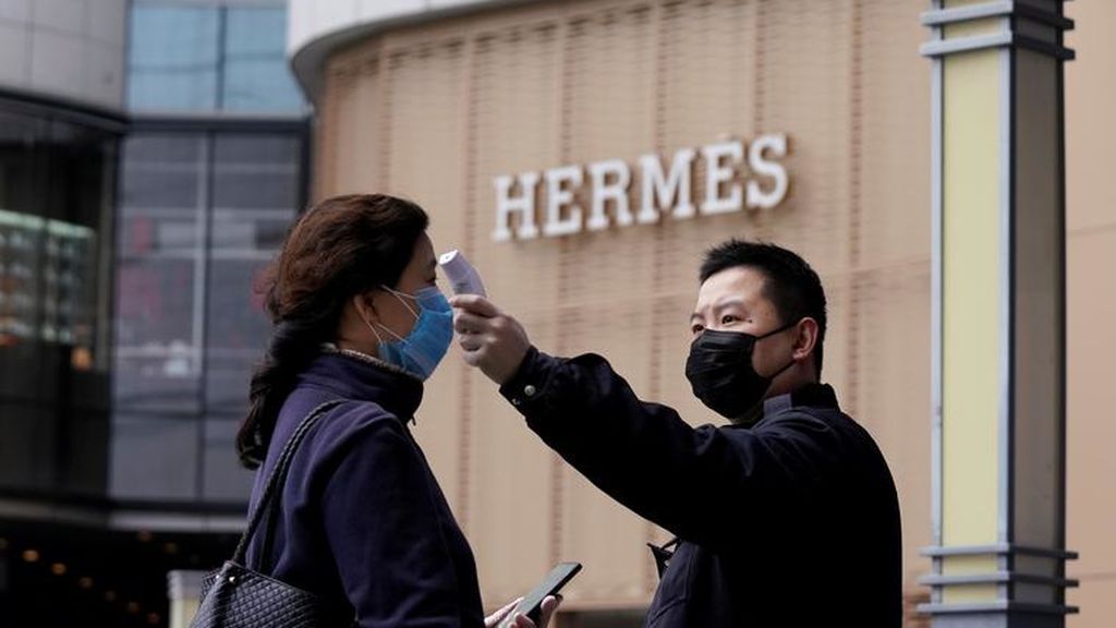 Control de coronavirus en las calles de China