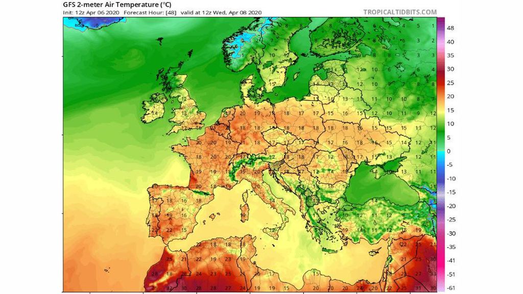 temp miercole seuropa