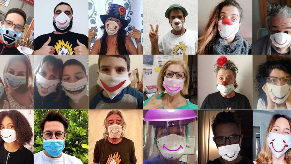 #sonrisavirus, el movimiento que propone dibujar una sonrisa en las mascarillas #sonrisavirus, el movimiento que propone dibujar una sonrisa en las mascarillas