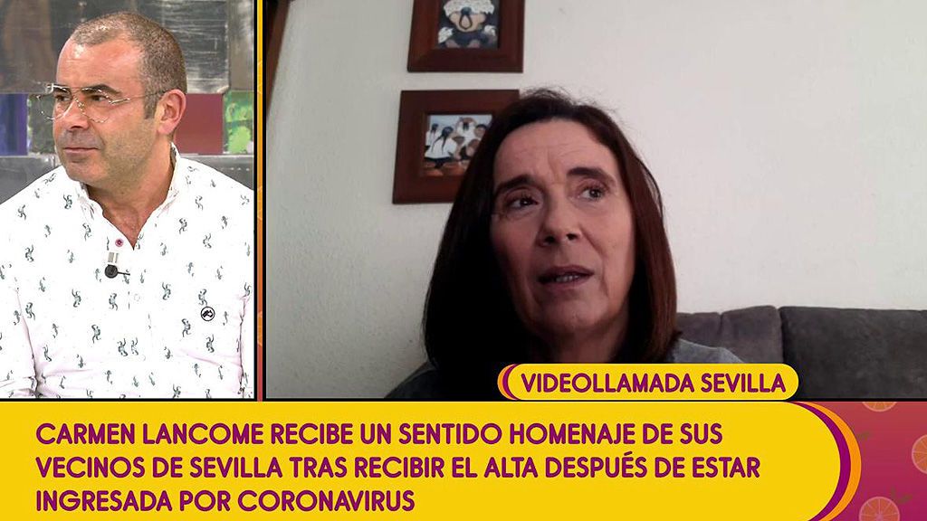 Carmen, recibida entre aplausos y vítores de sus vecinos tras superar el coronavirus: “Esto va a ser un antes y un después, está sacando lo mejor de todos”
