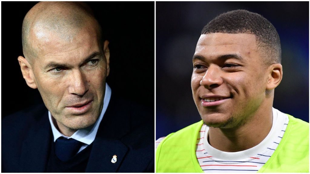 Zidane y Mbappé