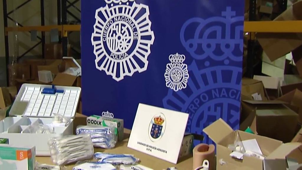 Detenido un empresario de Santiago por el robo de material sanitario por valor de cinco millones de euros