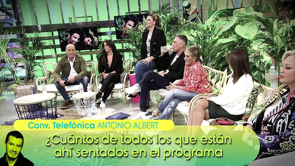 Antonio Albert defiende a Terelu atacando a los colaboradores de 'Sálvame'