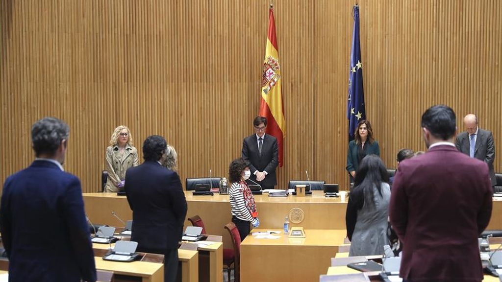 Minuto de silencio en la Comisión de Sanidad del Congreso por las víctimas del COVID-19 Minuto de silencio en la Comisión de Sanidad del Congreso por las víctimas del COVID-19