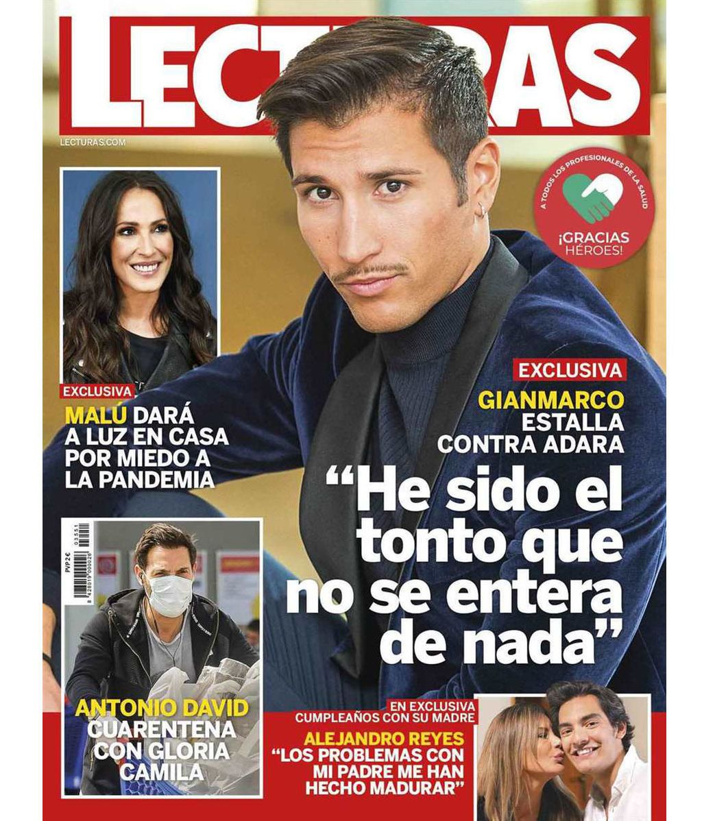 Alejandro Reyes, en portada de la revista 'Lecturas'