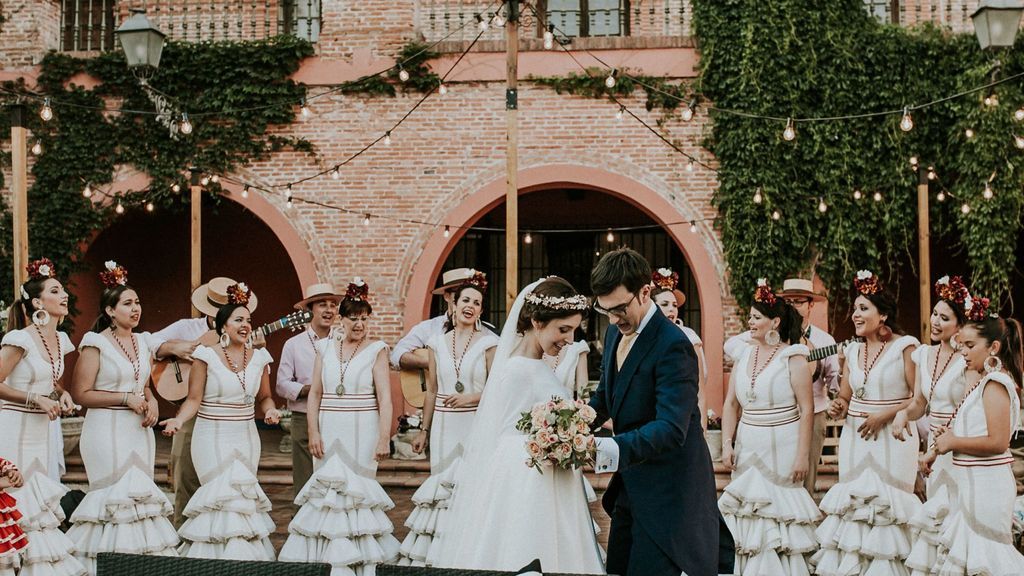 El coro en una boda.