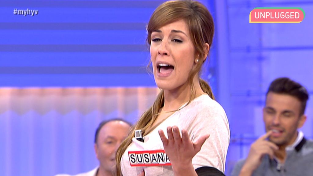 Susana haciendo un reto en 'MyH'