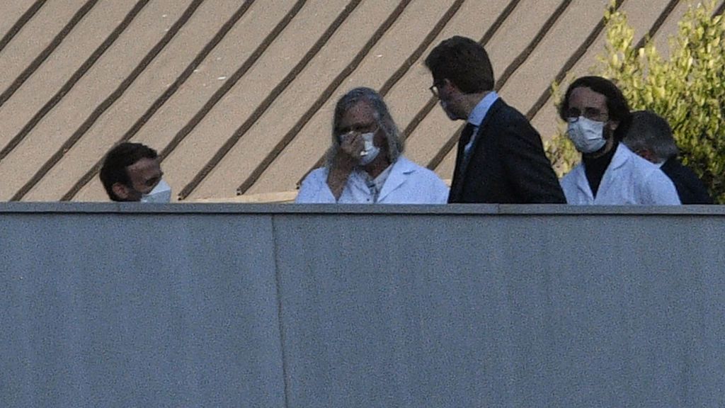 Visita sorpresa de Macron a Marsella.