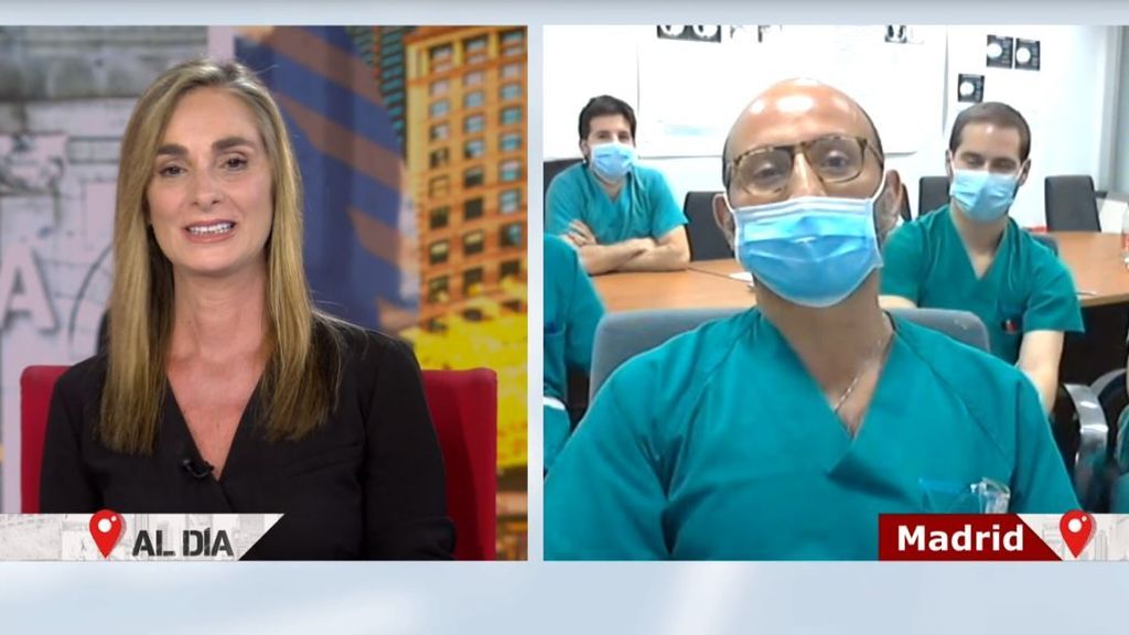Un anestesista del Hospital Puerta de Hierro pide "no bajar la guardia" tras la vuelta al trabajo el lunes