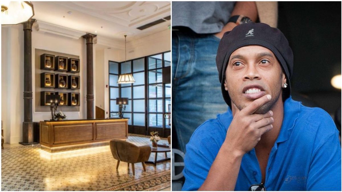 El hotel donde pasa Ronaldinho el arresto domiciliario: una planta para él solo, 400 euros la noche y jacuzzi privado