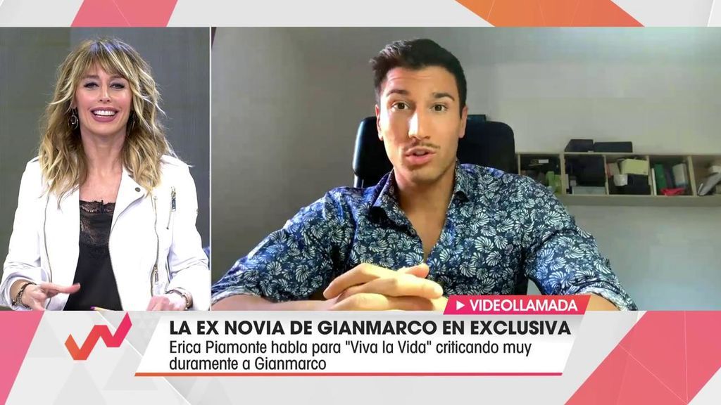 Gianmarco reacciona a las declaraciones de su ex, Erica