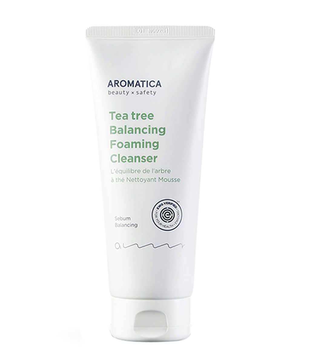 PDP White AROMATICA Tea Tree balancing foaming cleanser