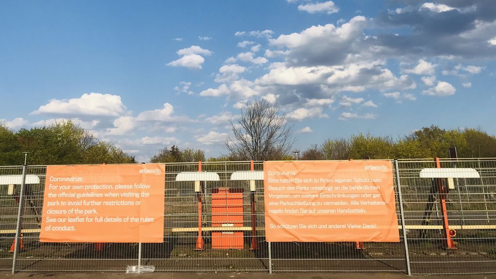 Carteles en Tempelhof