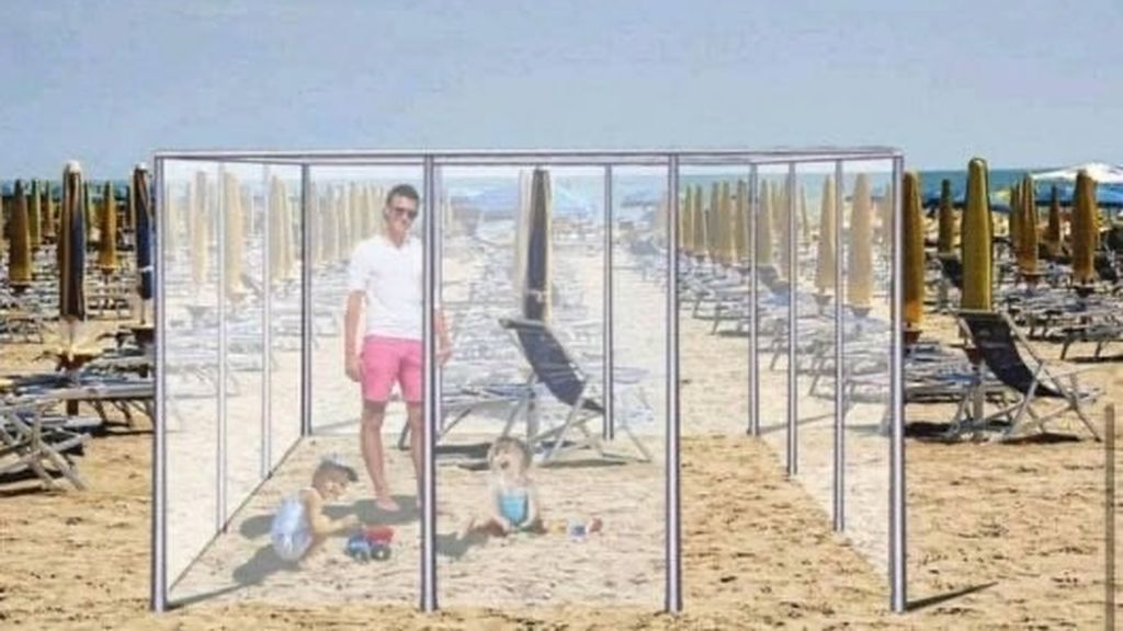 Librerías cerradas y playas de metacrilato, Italia se prepara para el verano Librerías cerradas y playas de metacrilato, Italia se prepara para el verano