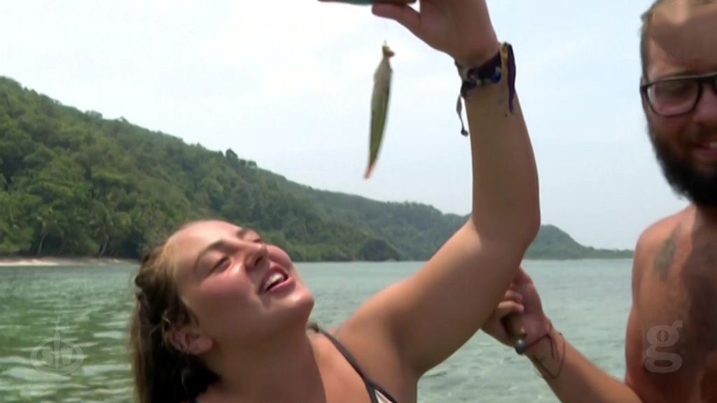 Rocío pesca