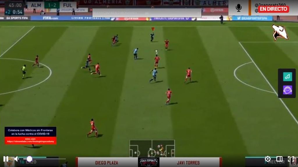Partido de la Liga Esports Media