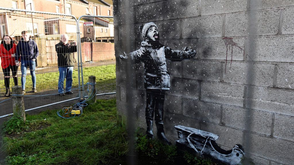 20200415 CULT BANKSY MURAL REUTERS 20200415 CULT BANKSY MURAL REUTERS