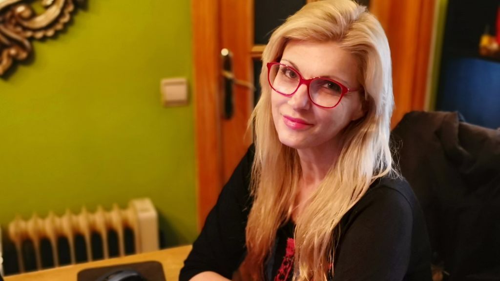 Teresa Herrera en su casa