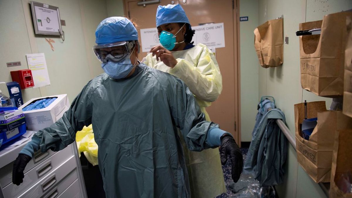 Nueva York registra un leve descenso en muertes con coronavirus Nueva York registra un leve descenso en muertes con coronavirus