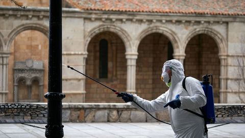 Desinfección de las iglesias