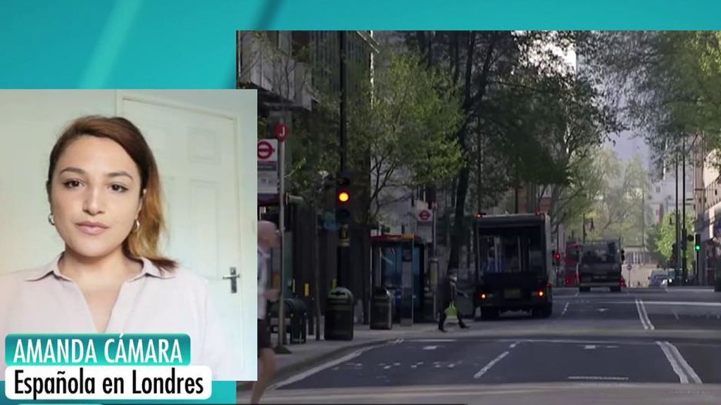 Amanda explica la situación tan inaudita que se vive en Londres: "Hay ciertos pubs y establecimientos que dan cerveza y vino para llevar"