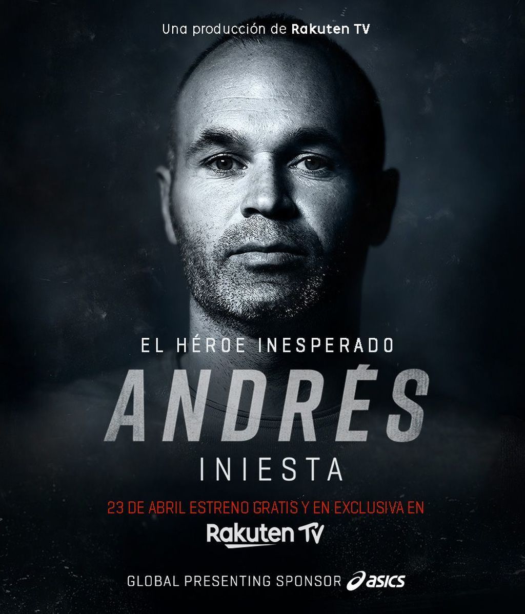 La imagen de la portada del documental de Andrés Iniesta.