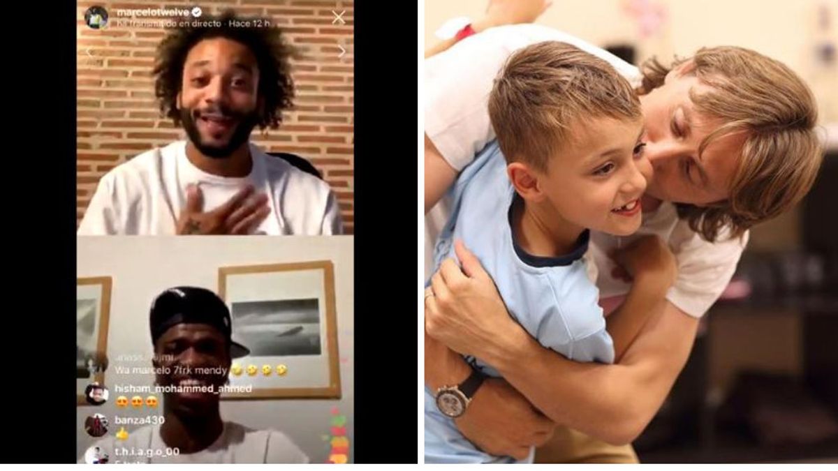 Marcelo conciencia a Vinicius de la importancia de quedarse en casa: "Modric salió a la calle y la Policía le dijo que le iba a multar"