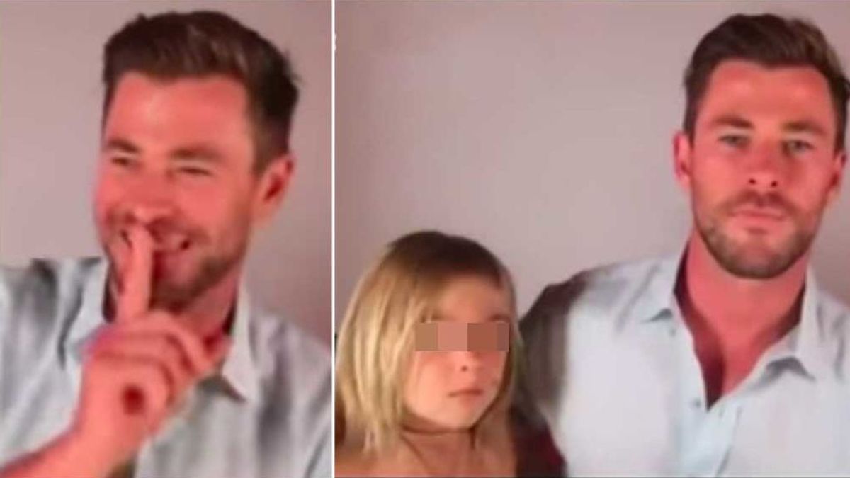 El hijo de Elsa Pataky y Chris Hemsworth se cuela en una de las entrevistas de su padre: "Él tampoco puede controlarlos"