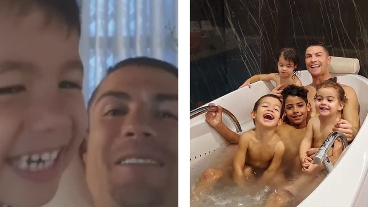 Cristiano enseña a su hijo cómo hacer su famoso ‘Siu’: “De tal palo, tal astilla”