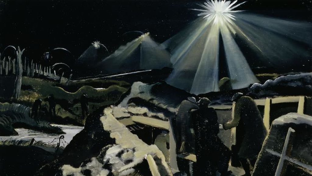 Paul Nash, ‘Ypres Salient de noche’, 1918