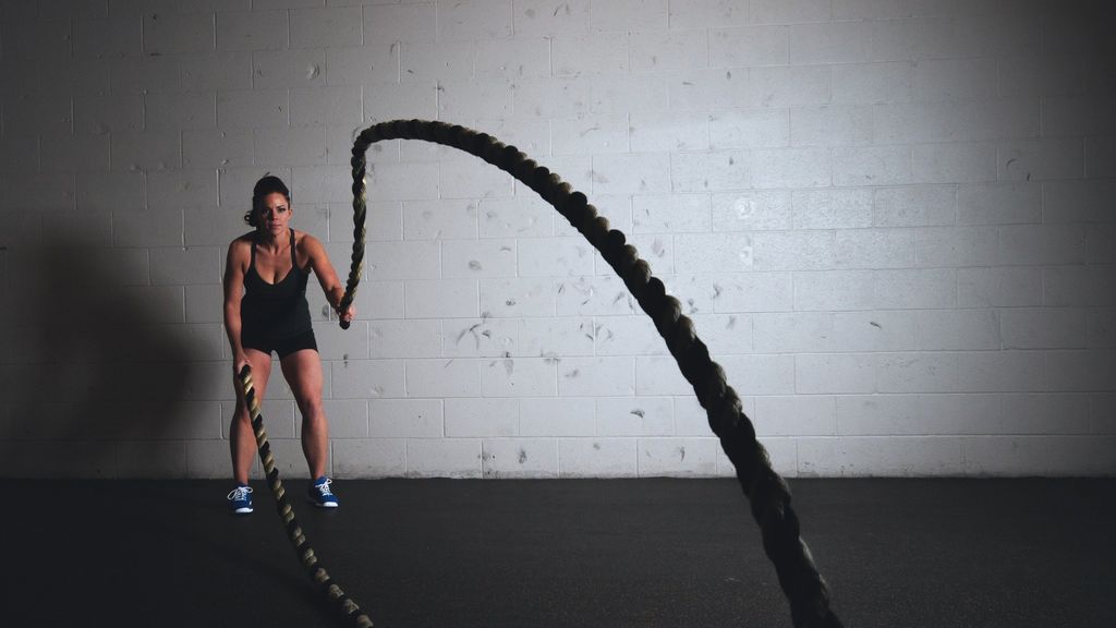 Entrenamiento HIIT con cuerdas