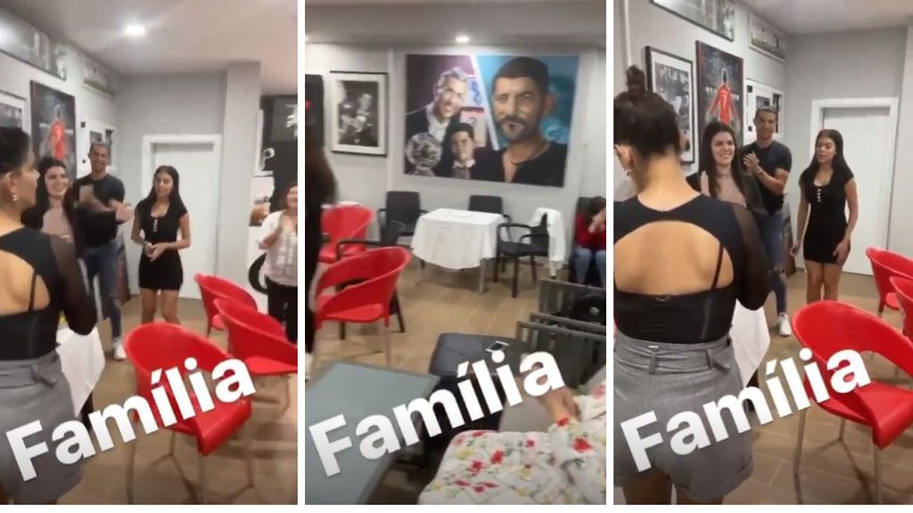 La madre de Cristiano Ronaldo muestra cómo se celebra un cumpleaños en su familia: 18 personas con sillas y mesas de bar