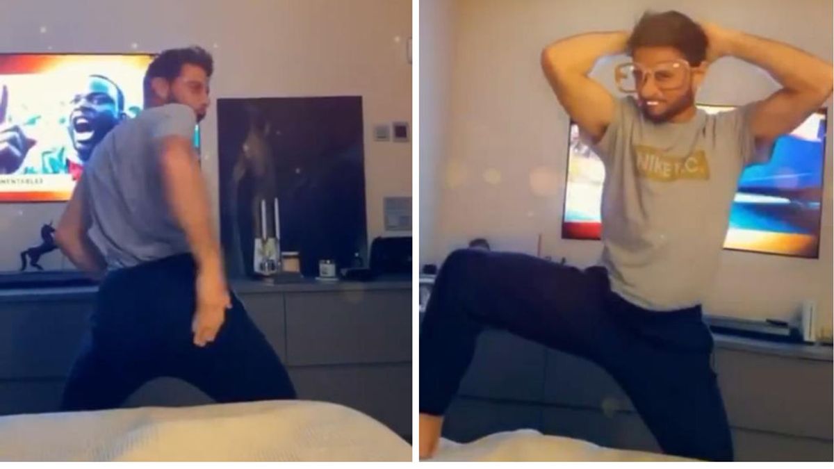 Joaquín le dedica un baile sensual a su mujer antes de irse a dormir: "Hoy quiero tema" Joaquín le dedica un baile sensual a su mujer antes de irse a dormir: "Hoy quiero tema"