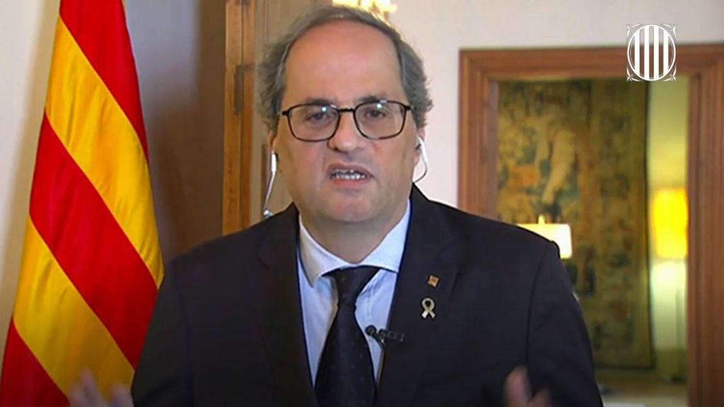 Torra confía en que Sánchez permita a la Generalitat llevar a cabo su plan de desconfinamiento Torra confía en que Sánchez permita a la Generalitat llevar a cabo su plan de desconfinamiento