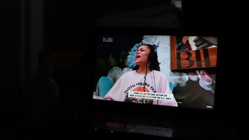 Andra Day en el concierto 'One World: Together At Home'