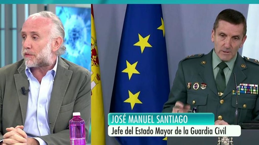 Inda, sobre las polémicas declaraciones del  general José Manuel Santiago: "En España hay un recorte a las libertades"