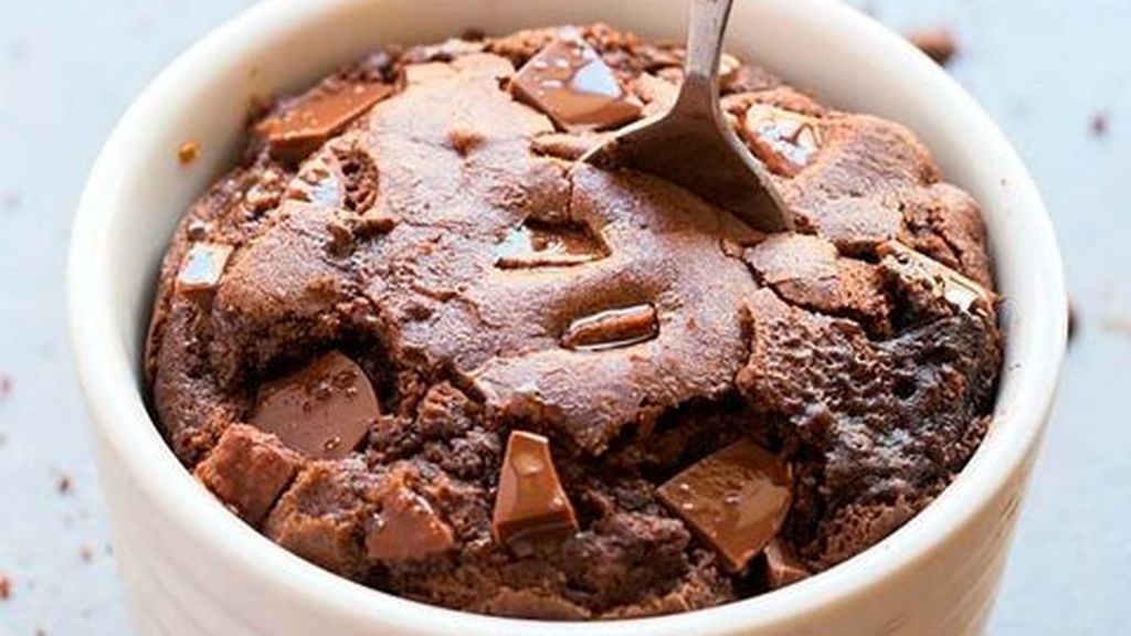 El brownie en taza.