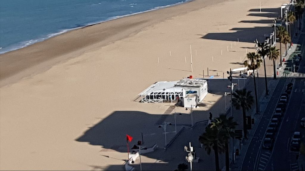 Chiringuito El Potito en la playa de la Victoria de Cádiz