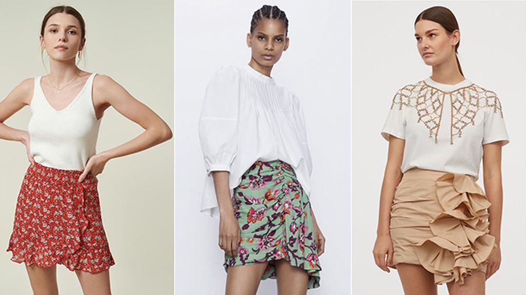 Faldas de Brownie, Zara y H & M