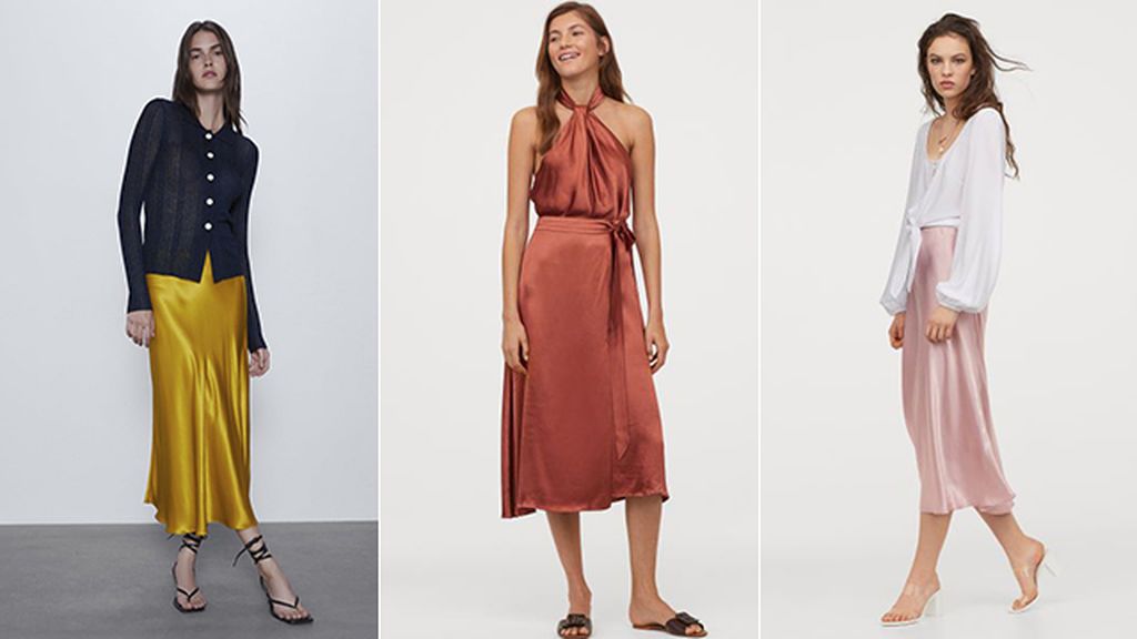 Faldas de Zara y H & M
