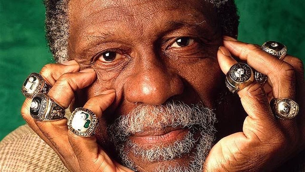 Bill Russell el jugador de la NBA que más anillos ha conseguido en la NBA
