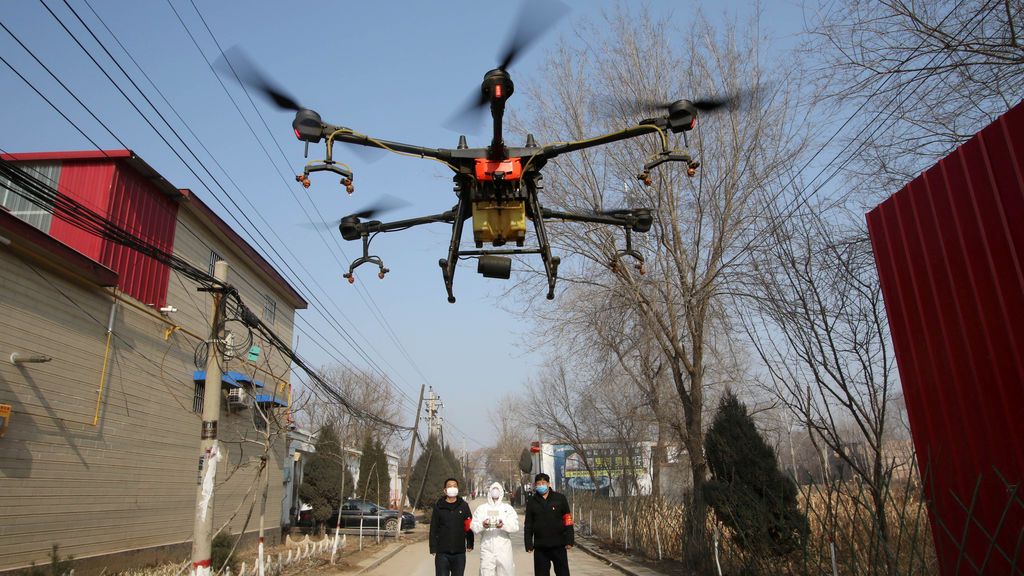 Drones para desinfectar