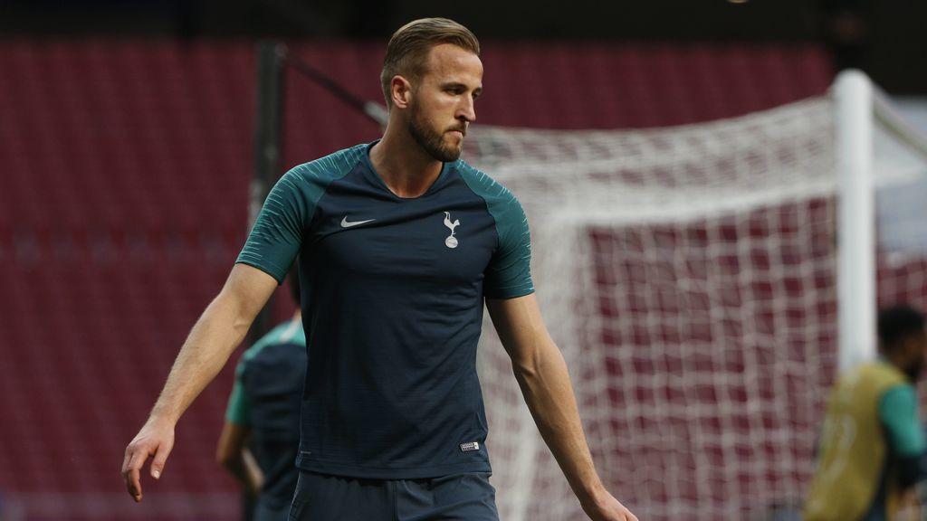 Harry Kane en un entrenamiento