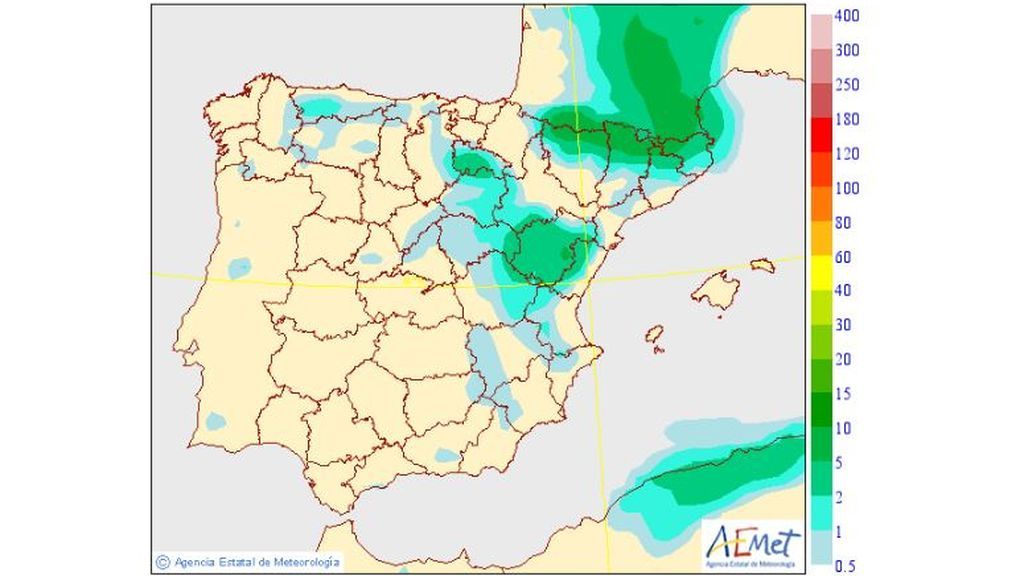 precip media jueves